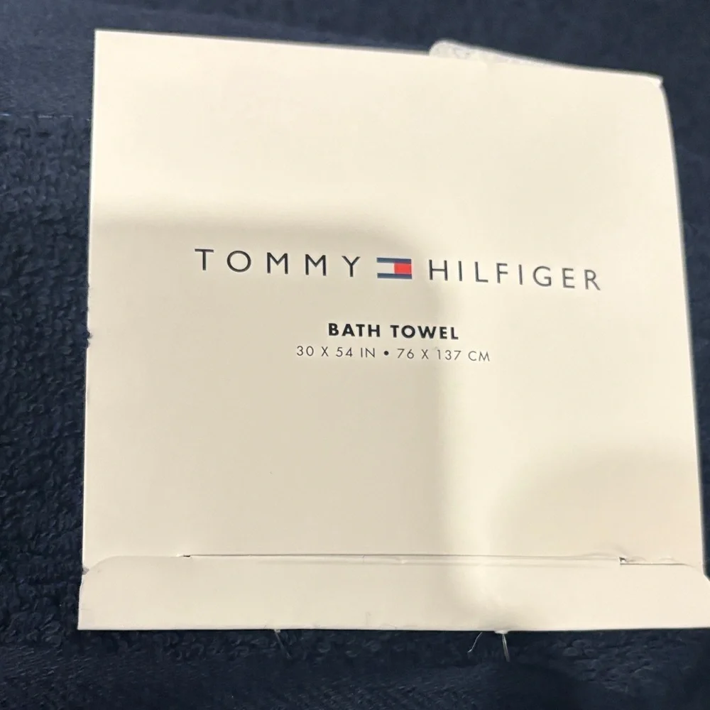 Tommy Hilfiger Dark Blue Towel Collection